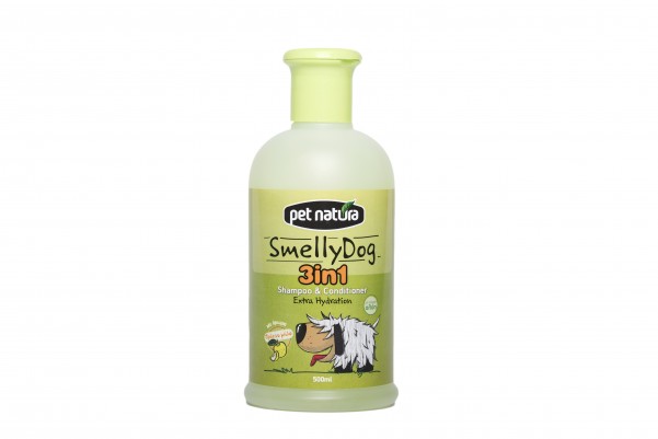 Şampon plus balsam PET NATURA SMELLY DOG 3 IN 1