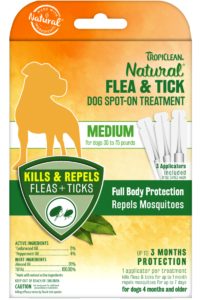 Pipetă Flea & Tick  – Medium Dog Spot On Treatment – 3 buc. – pentru câini de talie medie