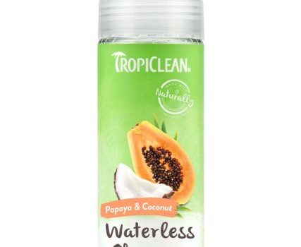 Şampon uscat Papaya & Coconut TROPICLEAN – 220 ml.
