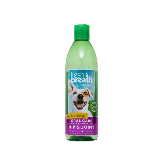 Aditiv pentru apa respiratie proaspata & aticulatii sanatoase TROPICLEAN FRESH BREATH PLUS HIP & JOINT