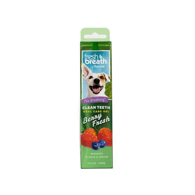 Gel dentar fără periaj cu aromă de fructe de pădure TROPICLEAN FRESH BREATH ORAL CARE GEL BERRY FRESH