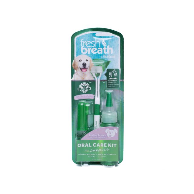 Kit igienă orală pentru căţeluşi TROPICLEAN FRESH BREATH