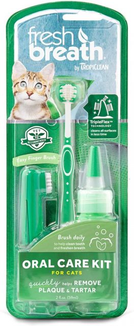Kit igienă orală pentru PISICI TROPICLEAN FRESH BREATH