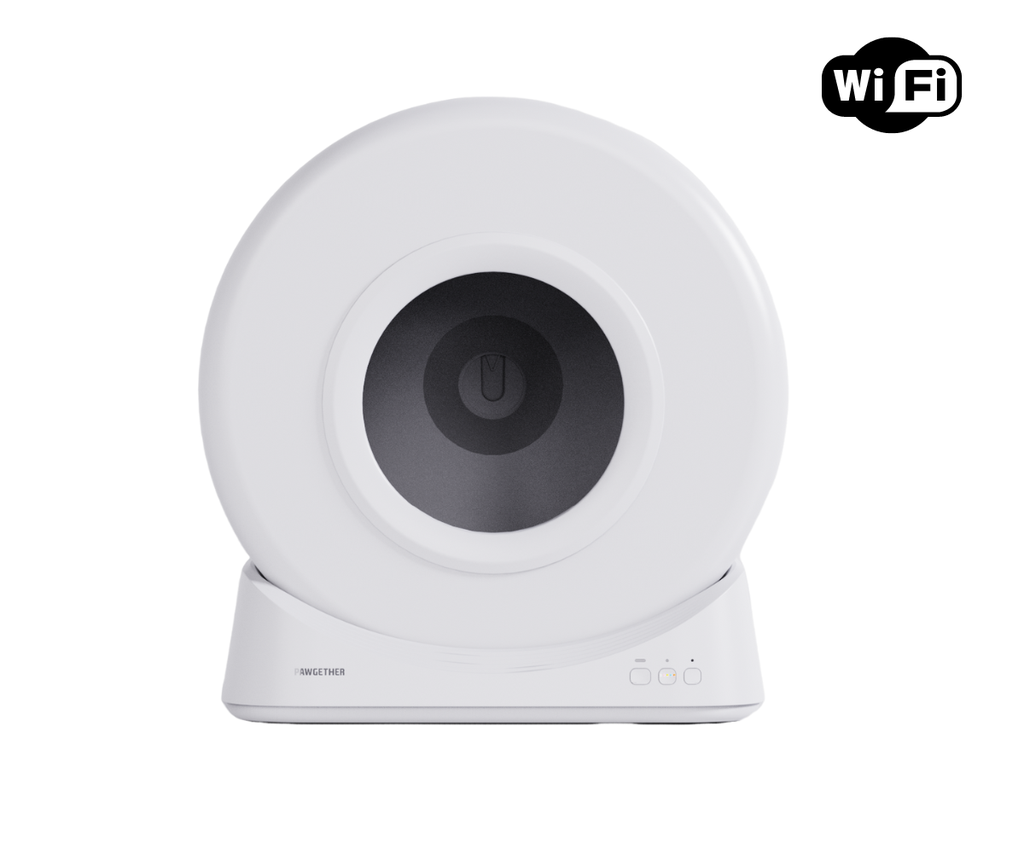Litieră automată inteligentă  Pawgether Comfy Smart 1, Wi-fi, 52X54X55,6cm (50L) & BONUS - 2 X Nisip litieră EverClean 10L