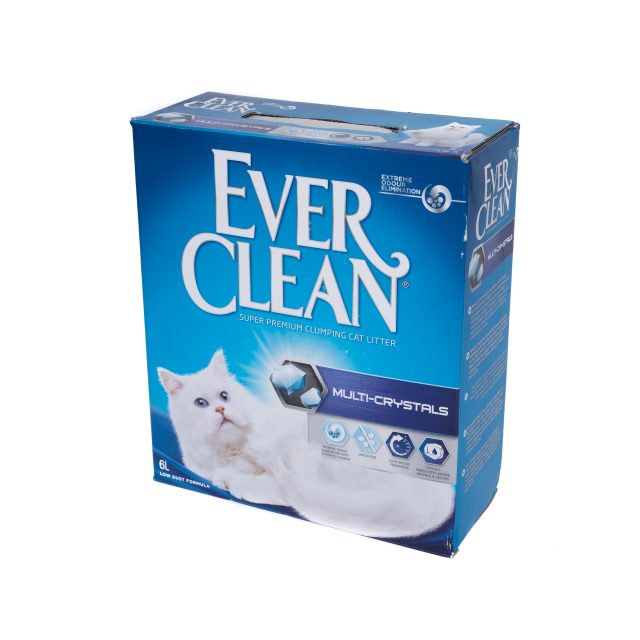 Nisip litieră EVER CLEAN MULTI CRYSTALS - cu adaos de cristale de siliciu