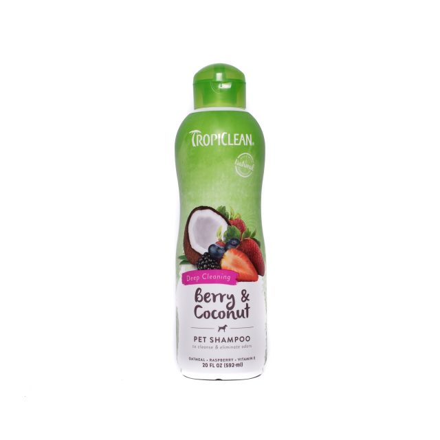 Şampon TROPICLEAN BERRY & COCONUT - Curăţă în profunzime