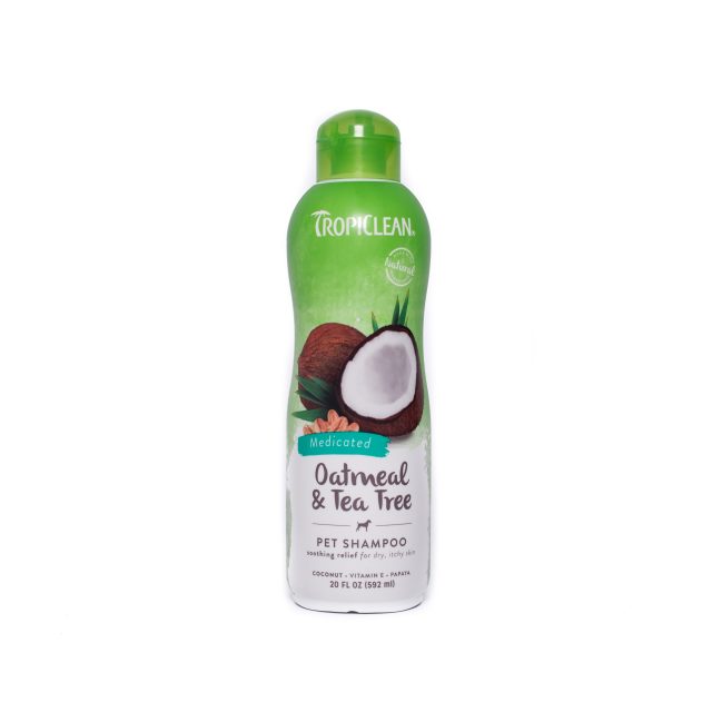 Şampon TROPICLEAN OATMEAL & TEA TREE